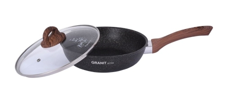 Сковорода Granit ultra(original) сго241а стекл.крышка