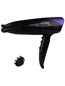 Фен VICONTE VC-3725 фиолет, 2,4кВт, 2 скорости, 3 режима