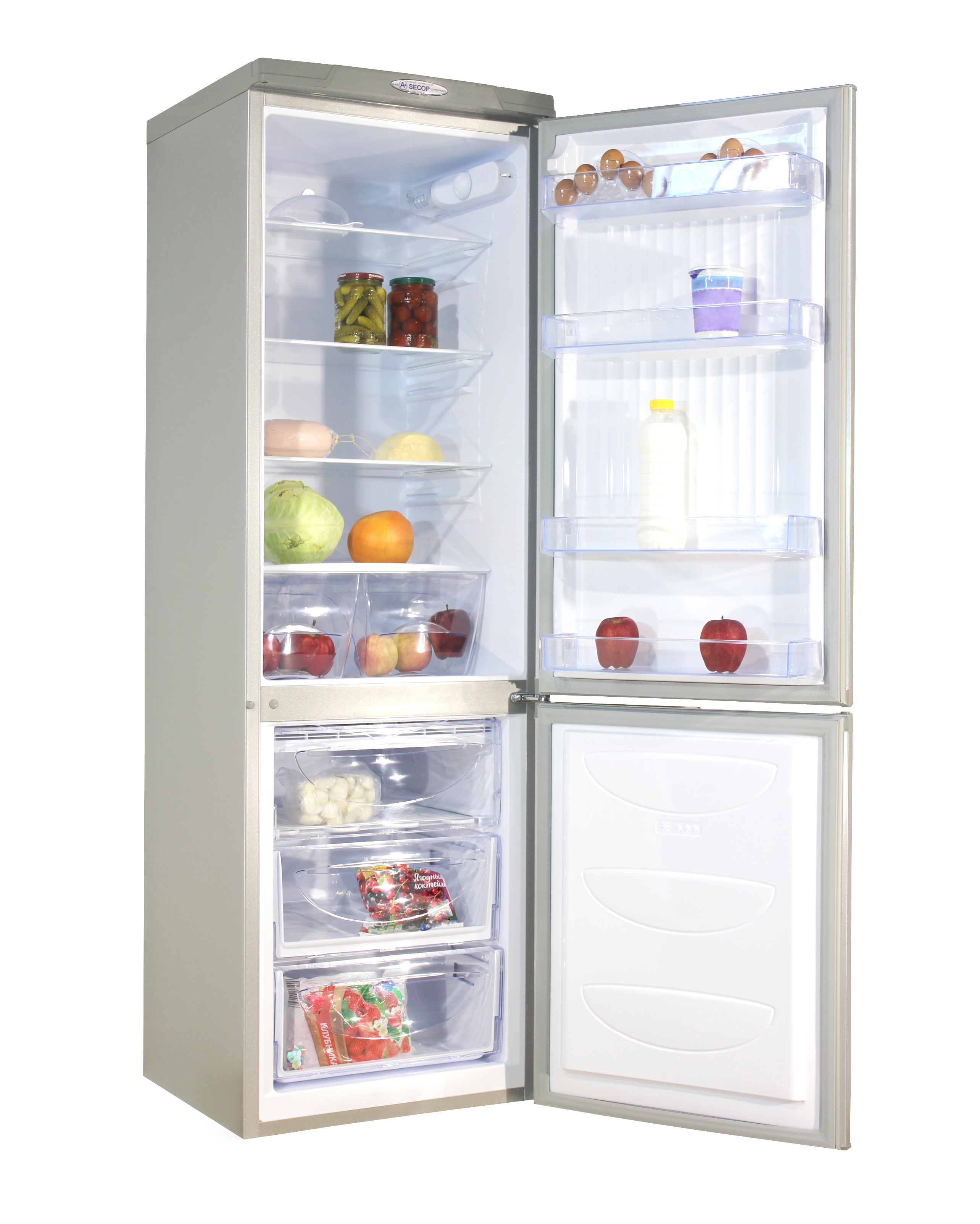 Холодильник DON R-291NG нерж (2/326/225/101) 180см