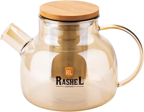 Чайник заварочный RASHEL R8363 1,0л, янтарный