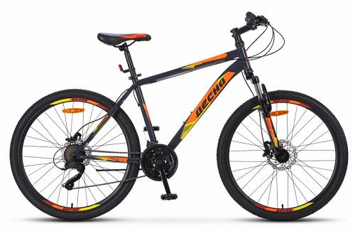 Велосипед STELS Десна 2610V т.серо-оранжевый, 26, 21скор  