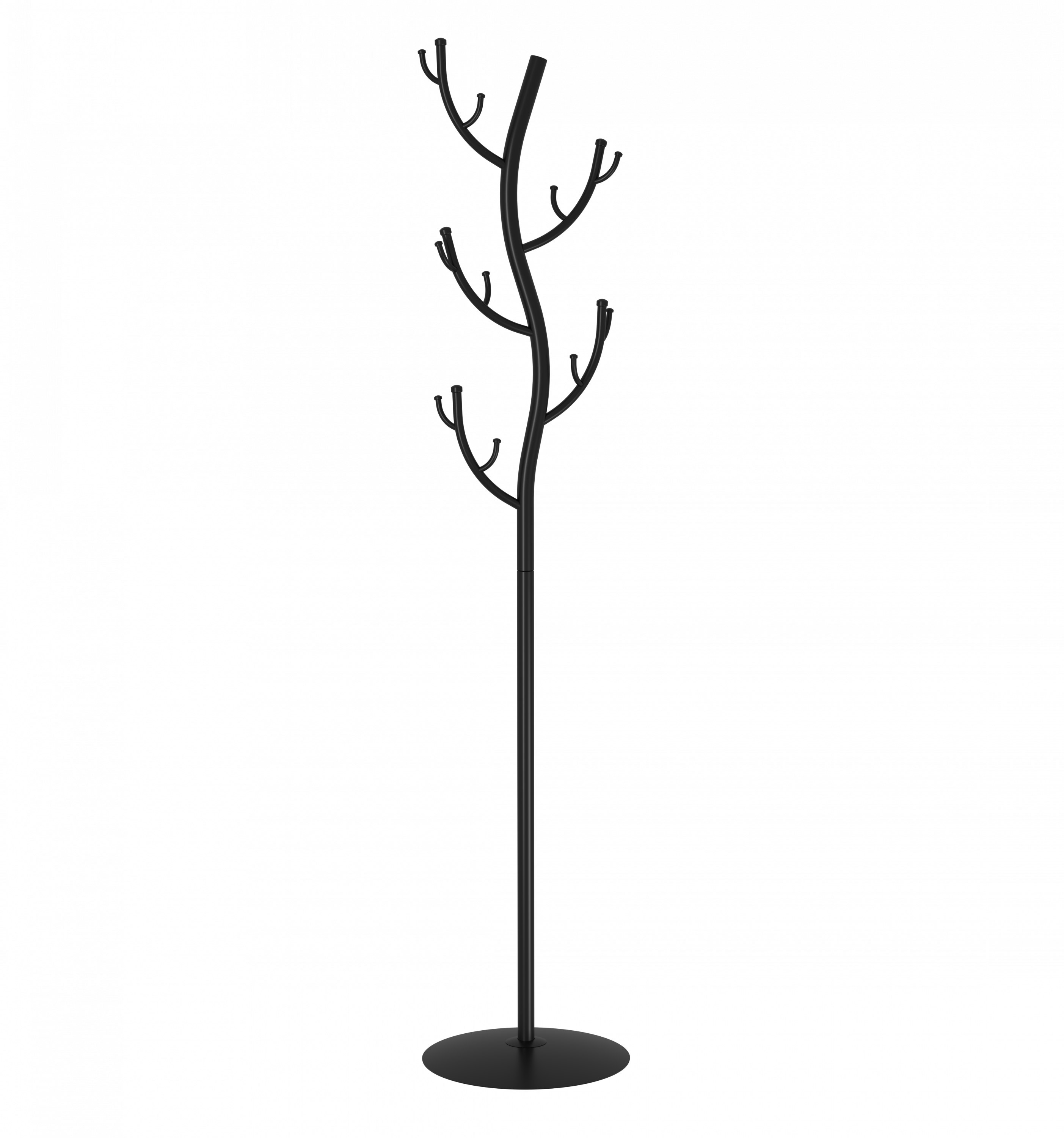 Вешалка напольная Дерево черная ВНП 211 Ч