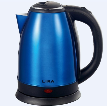 Чайник электрический LIRA LR 0121  голубой ,  1,8 л,1800 ВТ