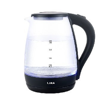 Чайник LIRA LR 0105 стекло,1,8л,1,8кВт