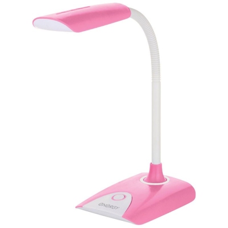 Лампа настольная ENERGY EN-LED22 бело-розовая