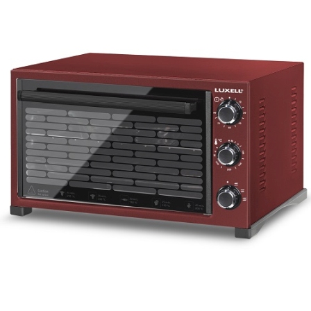 Жарочный шкаф LUXELL MO-36CRD красный,36л,1420Вт,конвекция,таймер, терморегулятор