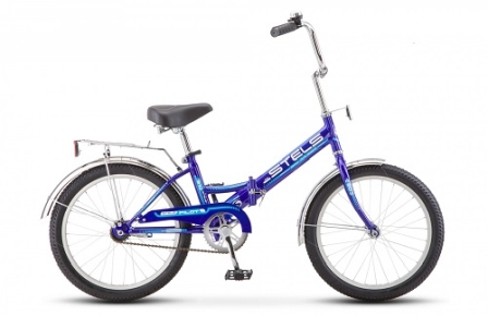 Велосипед STELS Pilot 310, синий, 20, складной