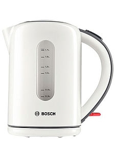 Чайник BOSCH TWK-7601 белый, 1,7л, 2,2кВт, диск