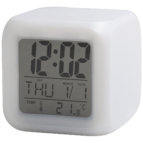 Часы настольные VICONTE VC-8011  3в1(будильник,термометр,календарь) 